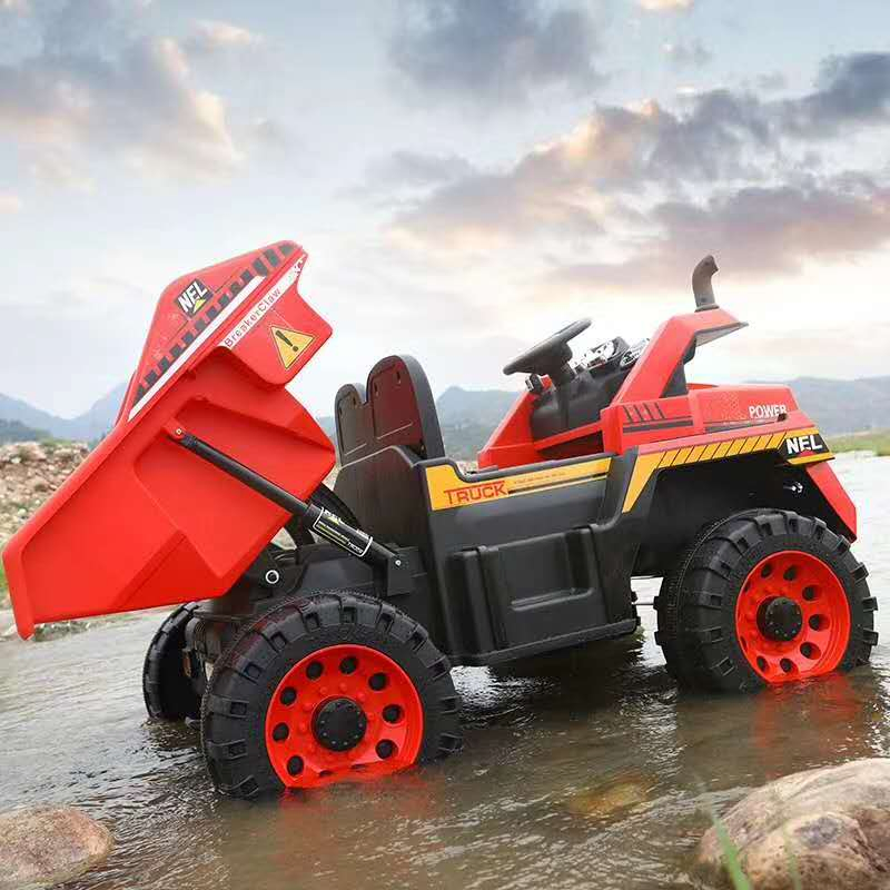 2021 Factory Hot Sell Kids Ride on Toy Truck with Battery Operate and Remote Control Tipper Truck