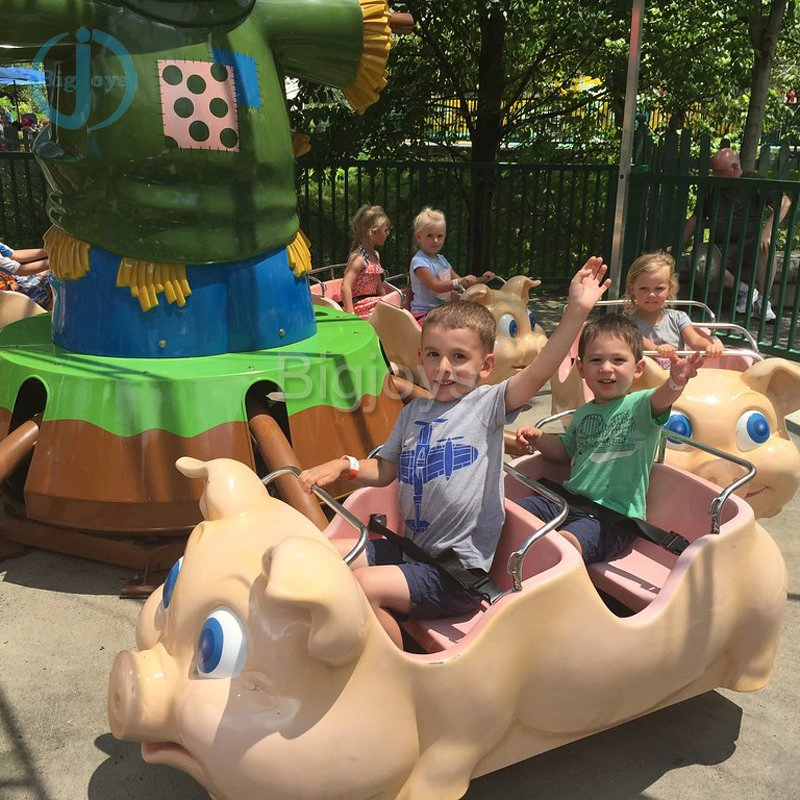 Theme Park Funny Electric Piggy Parade Ride Amusement Park Rides for Kids