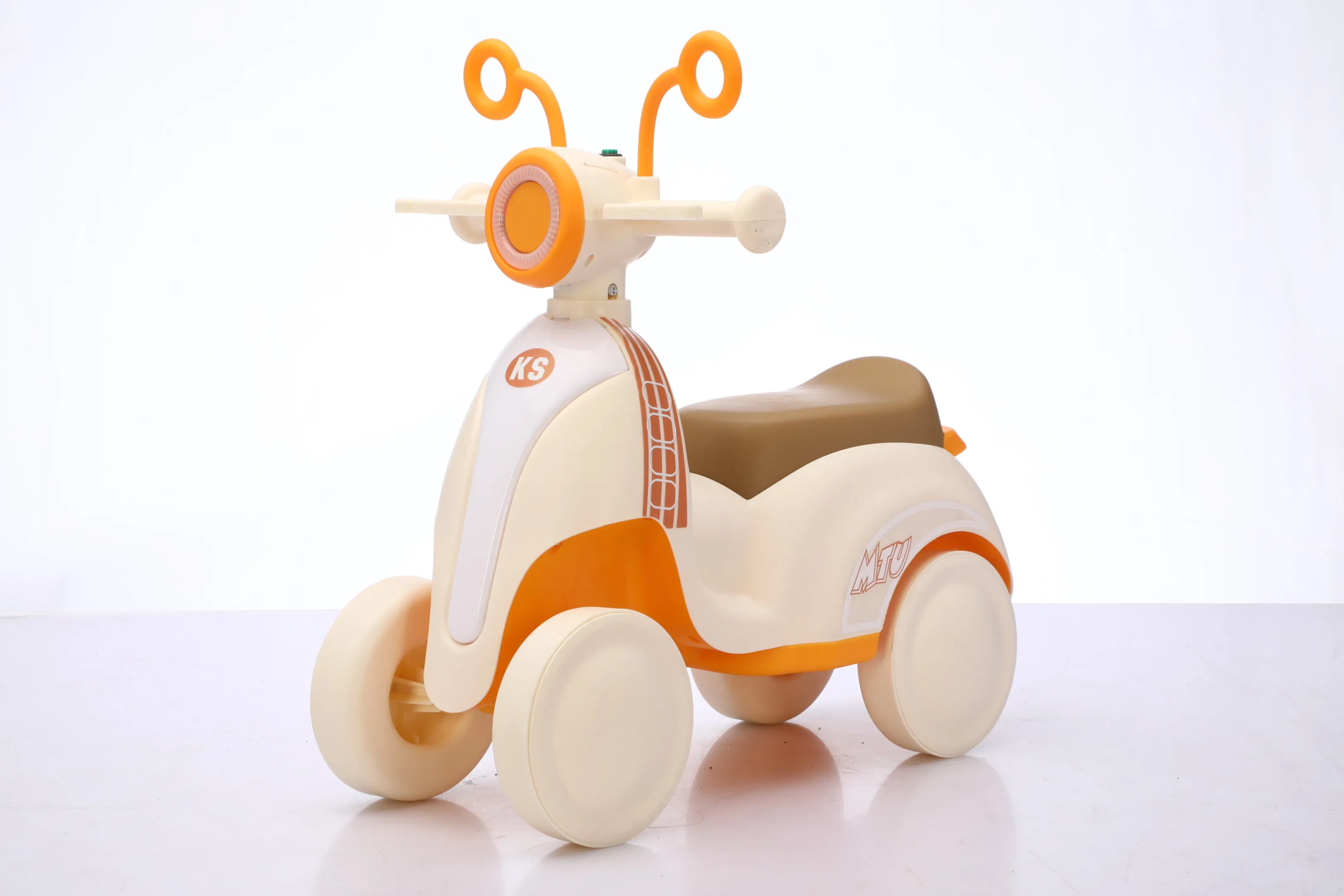 12 Inch Toddler Tricycle 4 Wheels Baby Balance Bike No Pedal Ride on Toys Scooter