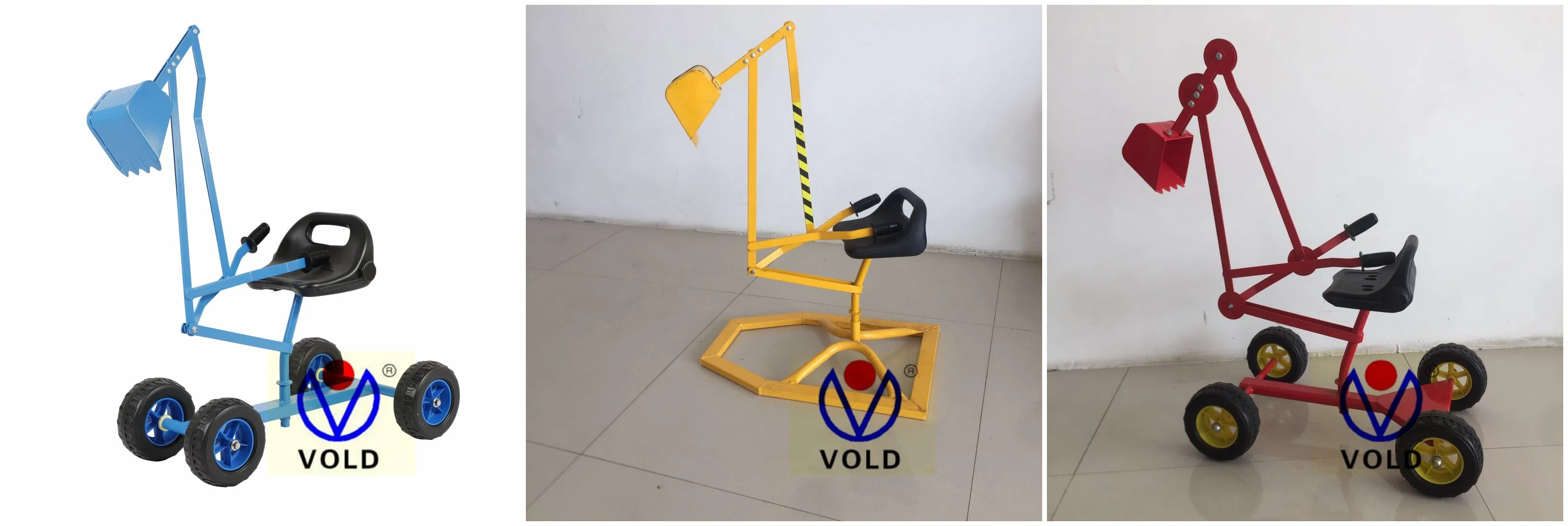 Kids Digger Friction Toy Vehicle Educational Car Toy Attractive Construction Ride on Car