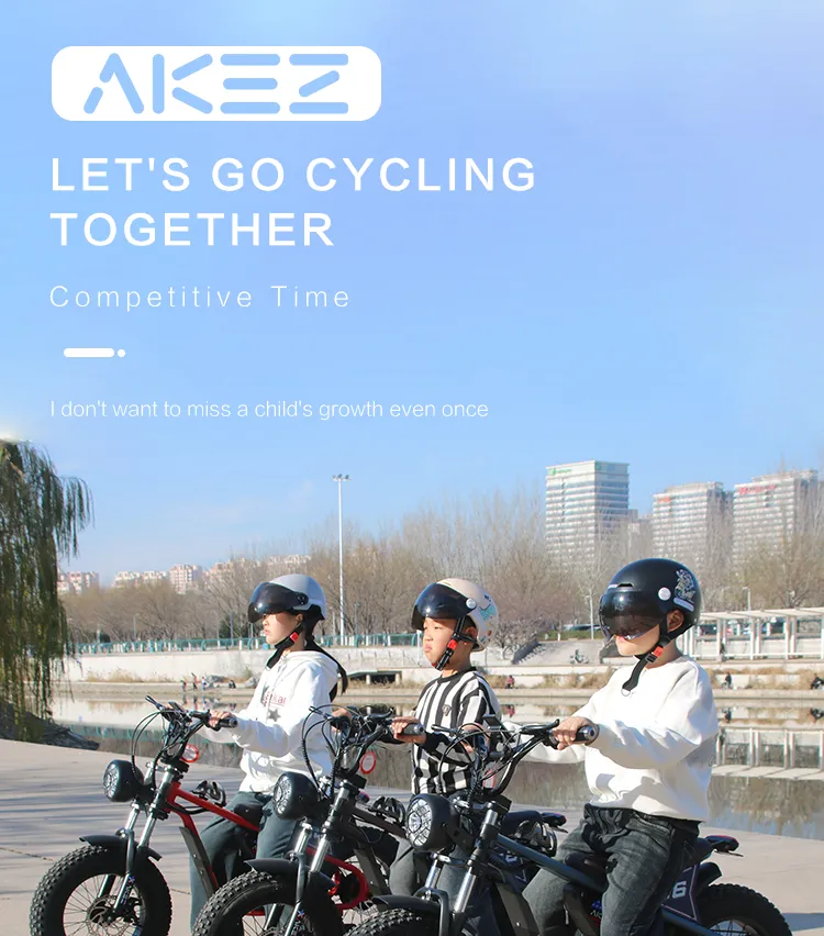 Kids Fat Tire Electric Bike Detail