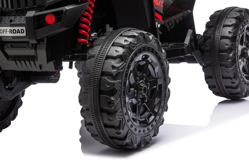 Ride on ATV Quad Bike White