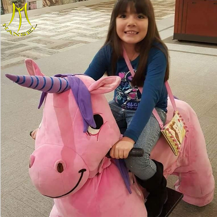 Hansel Factory Price Amusement Animal Ride Electric Battery Power