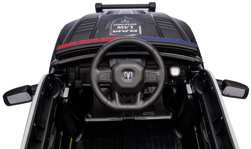 Licensed RAM 1500 Rho Police Super Truck Ride on Car for Kids