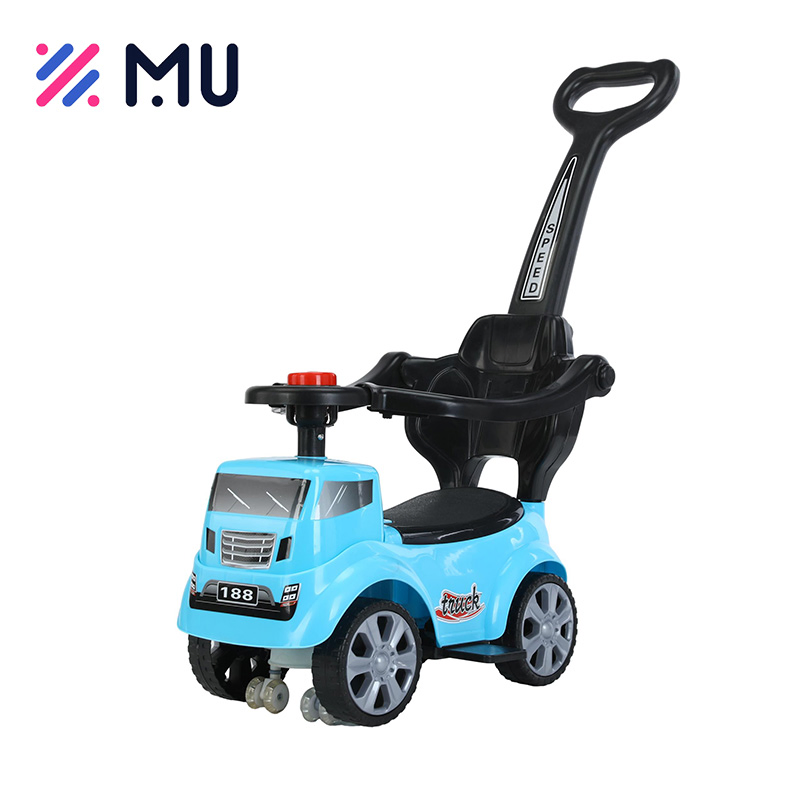 Multi-Functional Music Sliding Hand Push Toy Ride-on Cars for Children
