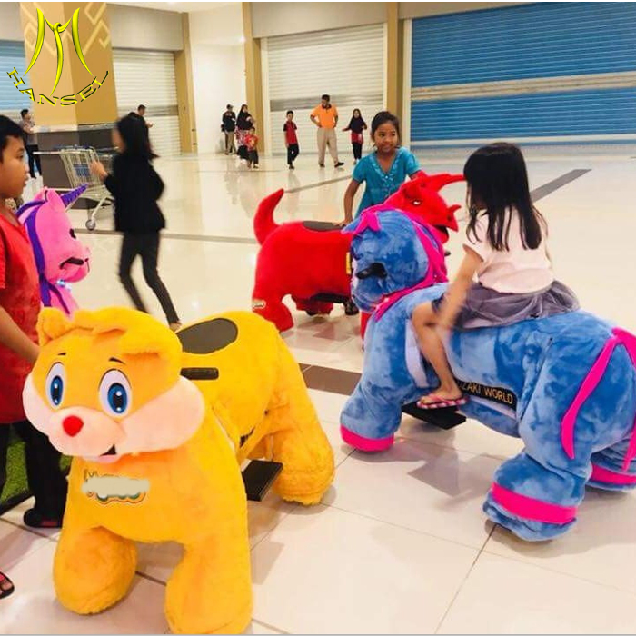 Hansel Factory Price Amusement Animal Ride Electric Battery Power