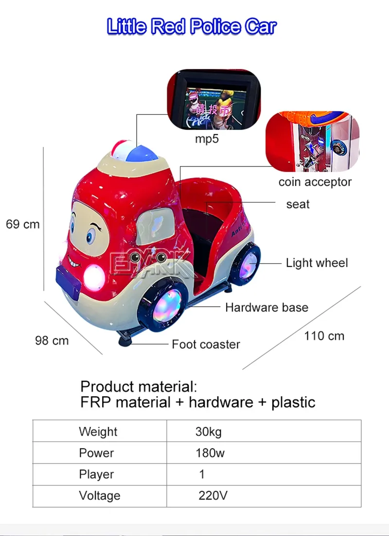 Police Car Swing Car View 2