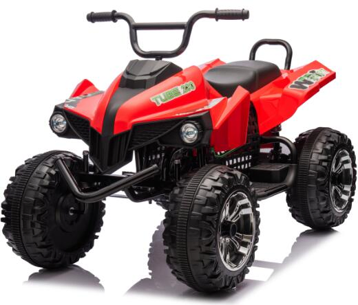 12/24V ATV Quadbike for Kids-Powerful and Safe Ride-on Toy with Rechargeable Battery-Forward and Reverse Driving-Max Weight Capacity of 70kg
