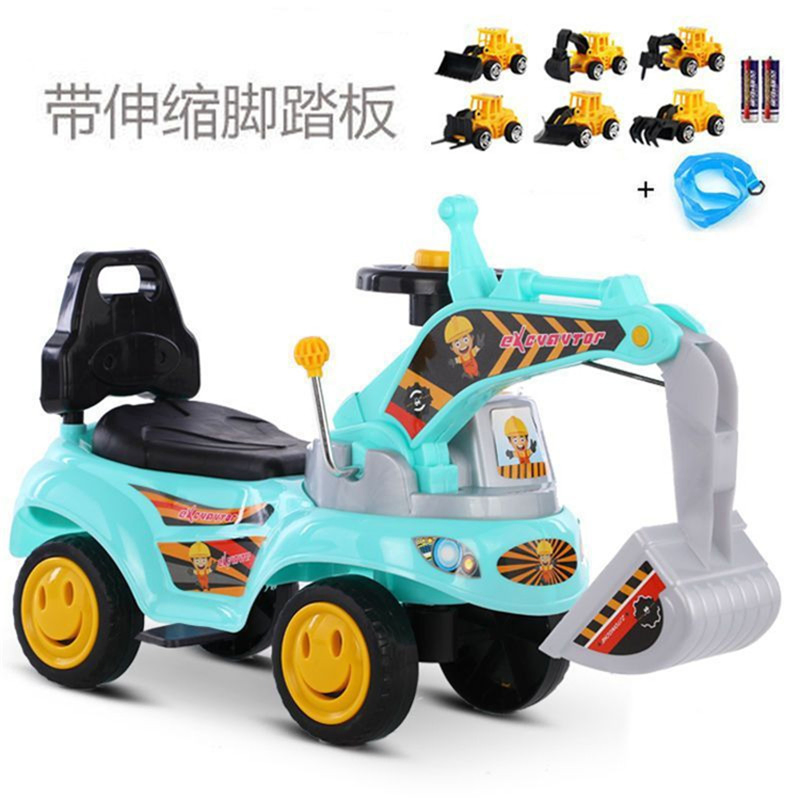 Gliding Construction Vehicle: Fun Excavator for Young Boys and Girls