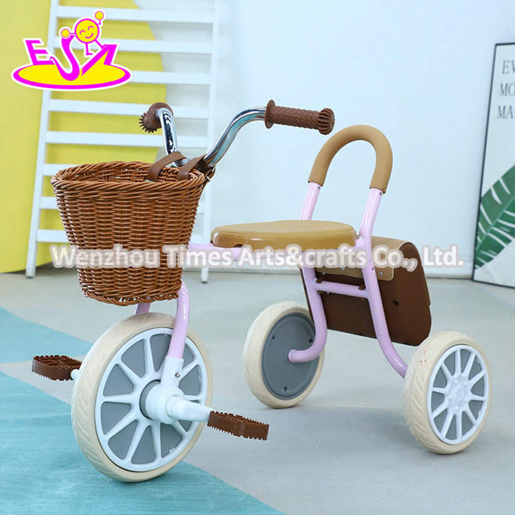 Wholesale Balance Foot Pedal Ride on Toy Mini Kids Tricycle with Basket P16e067