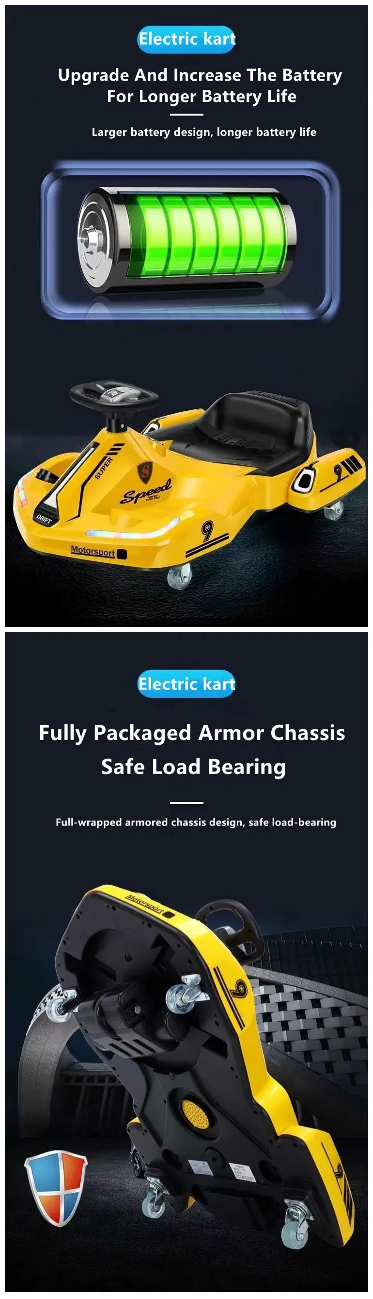 Electric Drift Go Kart Details 4