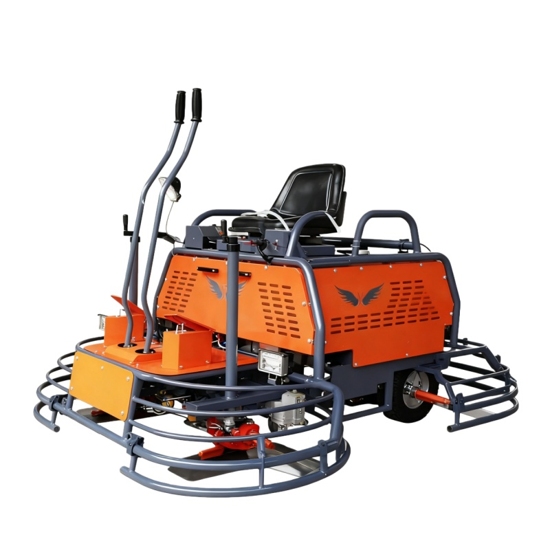 Ride on Concrete Power Trowel Concrete Leveling Screed Finisher Large Area Flooring