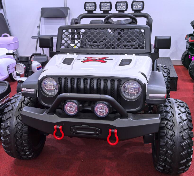 24V Electric Ride on Car, 2 Seater Battery Powered Truck for Kids