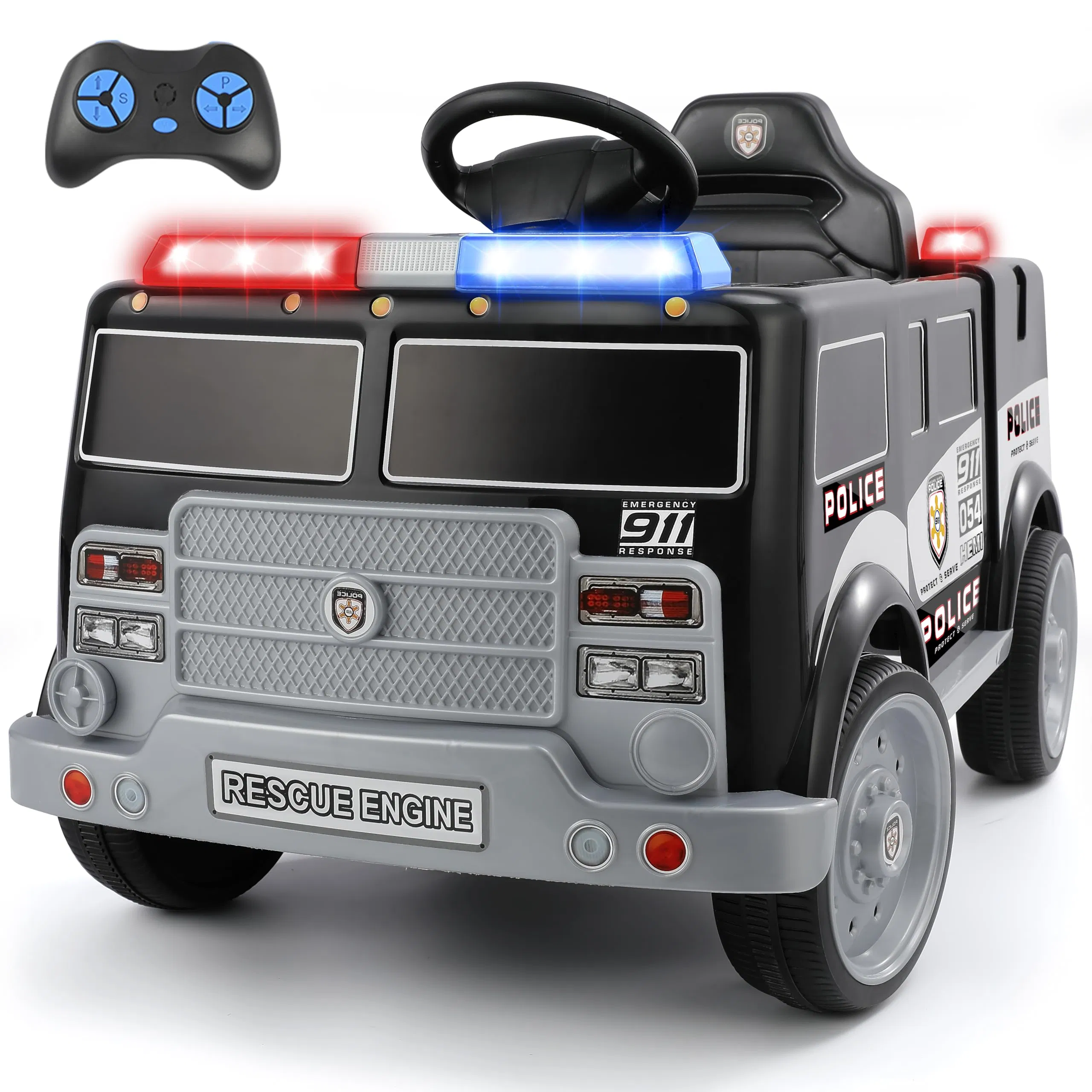 Electric Ride on Truck for Kids, Battery Powered Toddler Car