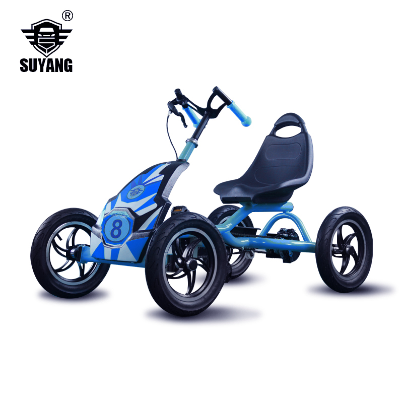 Suyang Kids Ride-on Toys Car Cheap Inflatable Air Wheel Pedal Go Karts for Sale