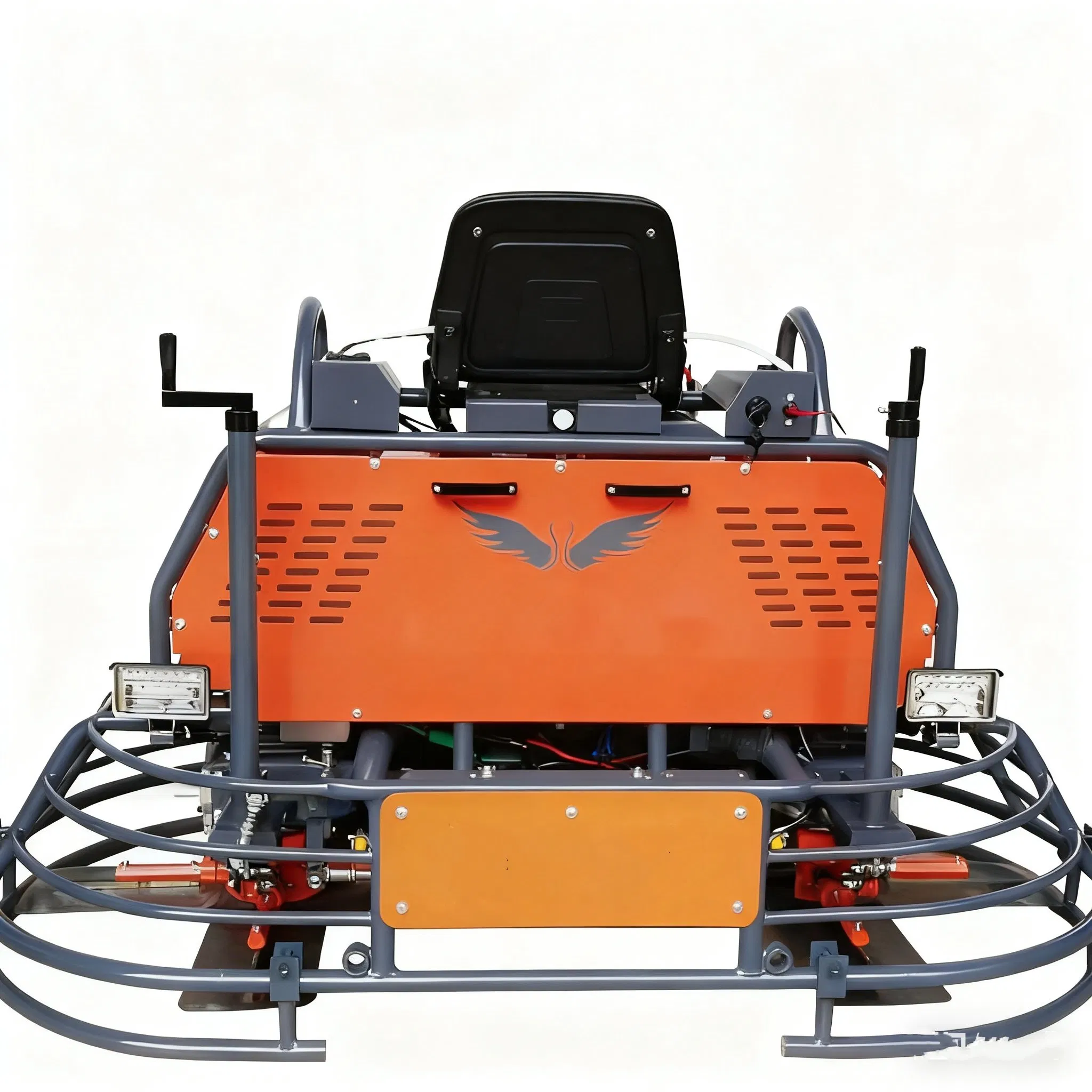 Ride on Concrete Power Trowel Concrete Leveling Screed Finisher Large Area Flooring