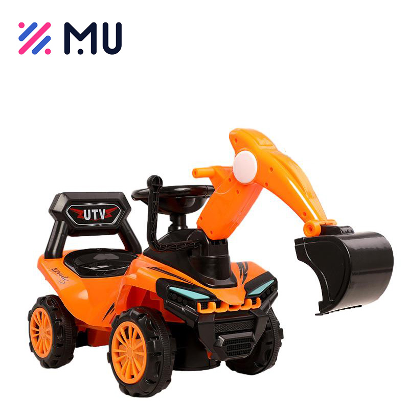 Popular New Kids Toys Mini Excavator Model Push Ride on Cars for Toddlers
