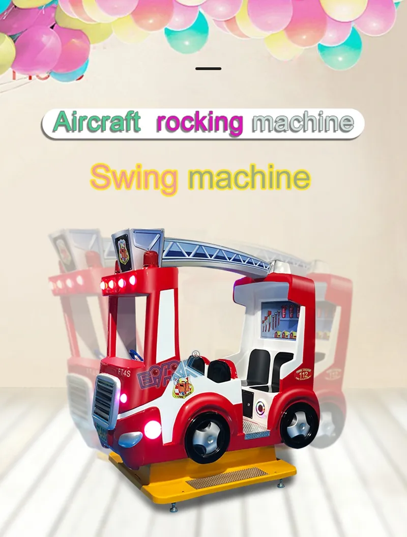 Fire Truck Kiddie Ride 3