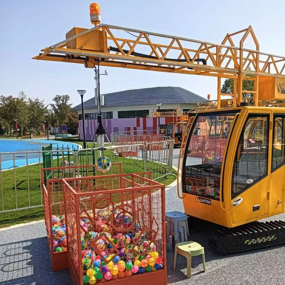 Moetry Kids Non-Power Ride-on Forklift Construction Vehicle Eco-Friendly Plastic Indoor/Outdoor Use Schools Parks Shopping Mall