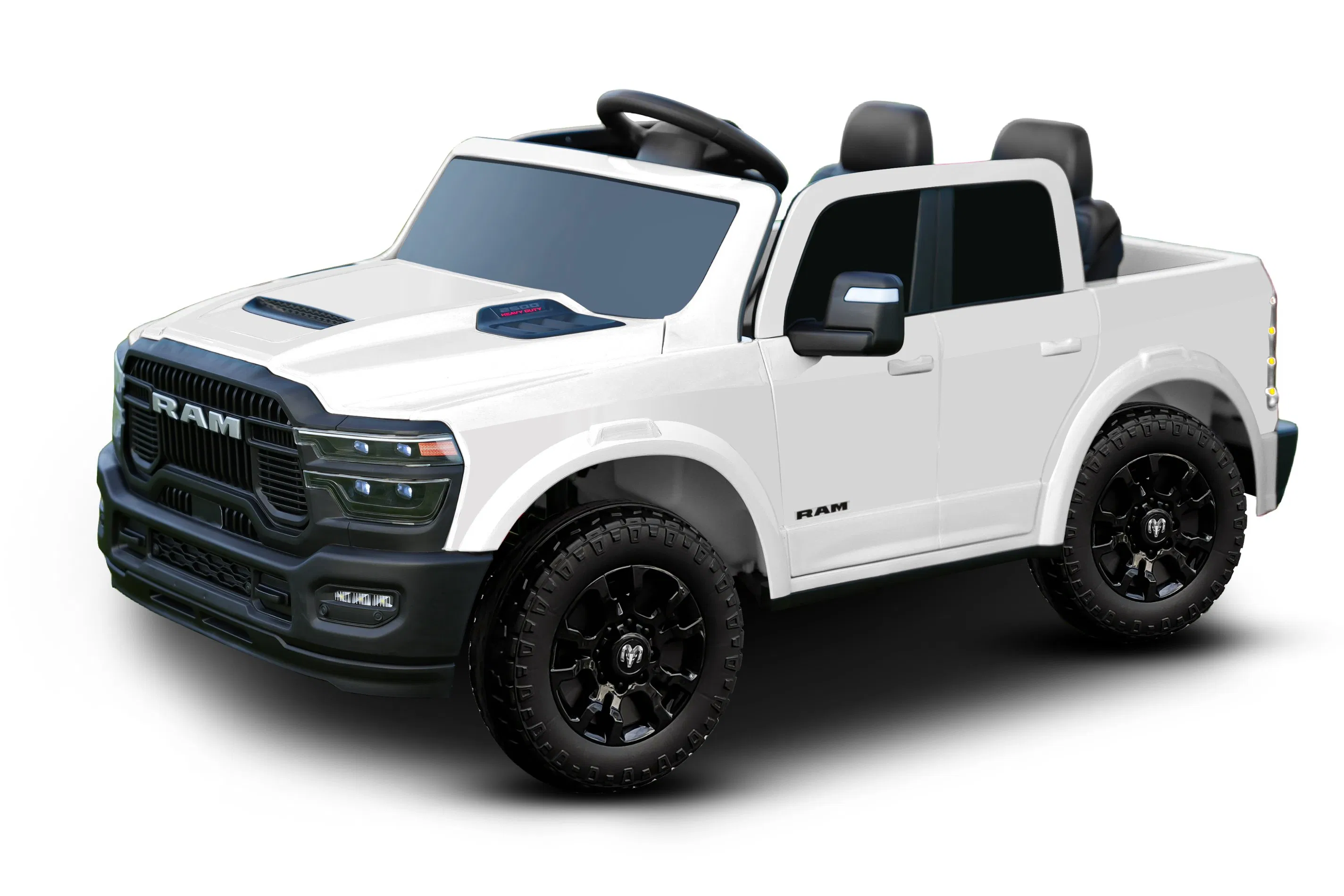 Licensed Dodge RAM Kids Ride-on Truck 12V Battery Powered Electric Car with Remote Control-