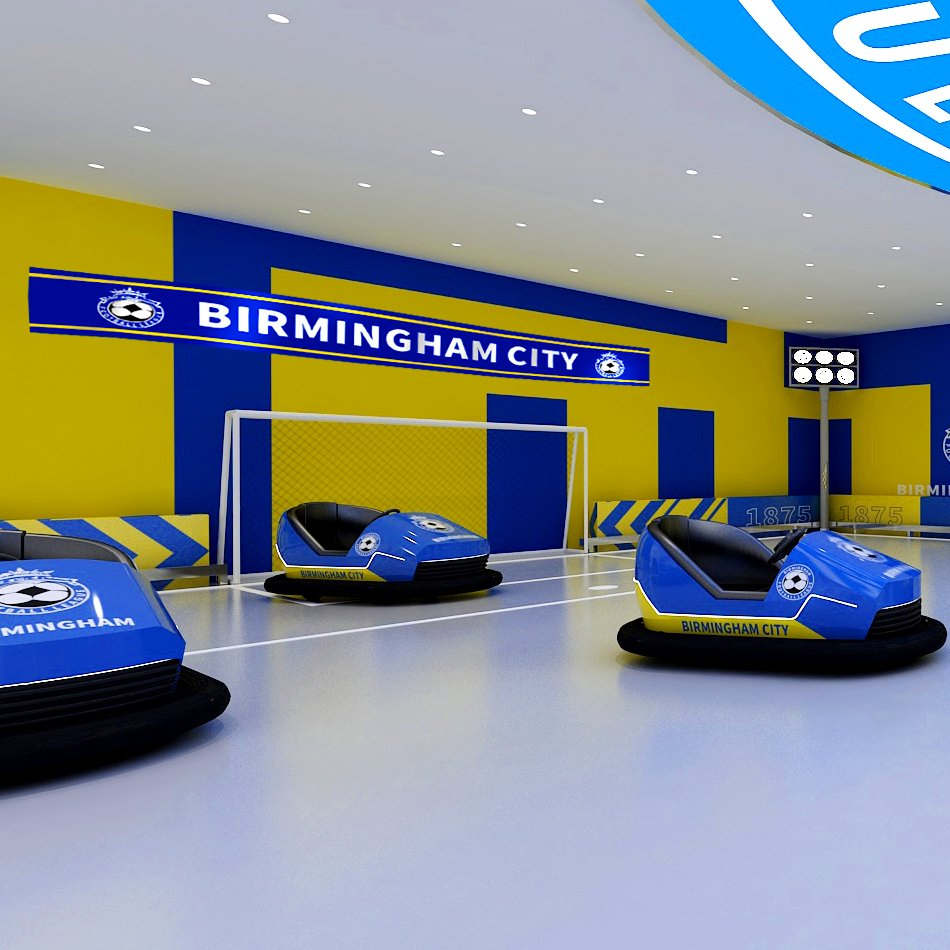 Football Game Match Theme Design Bumper Cars Amusement Park Equipment Electric Bumper Cars for Kids/Adult