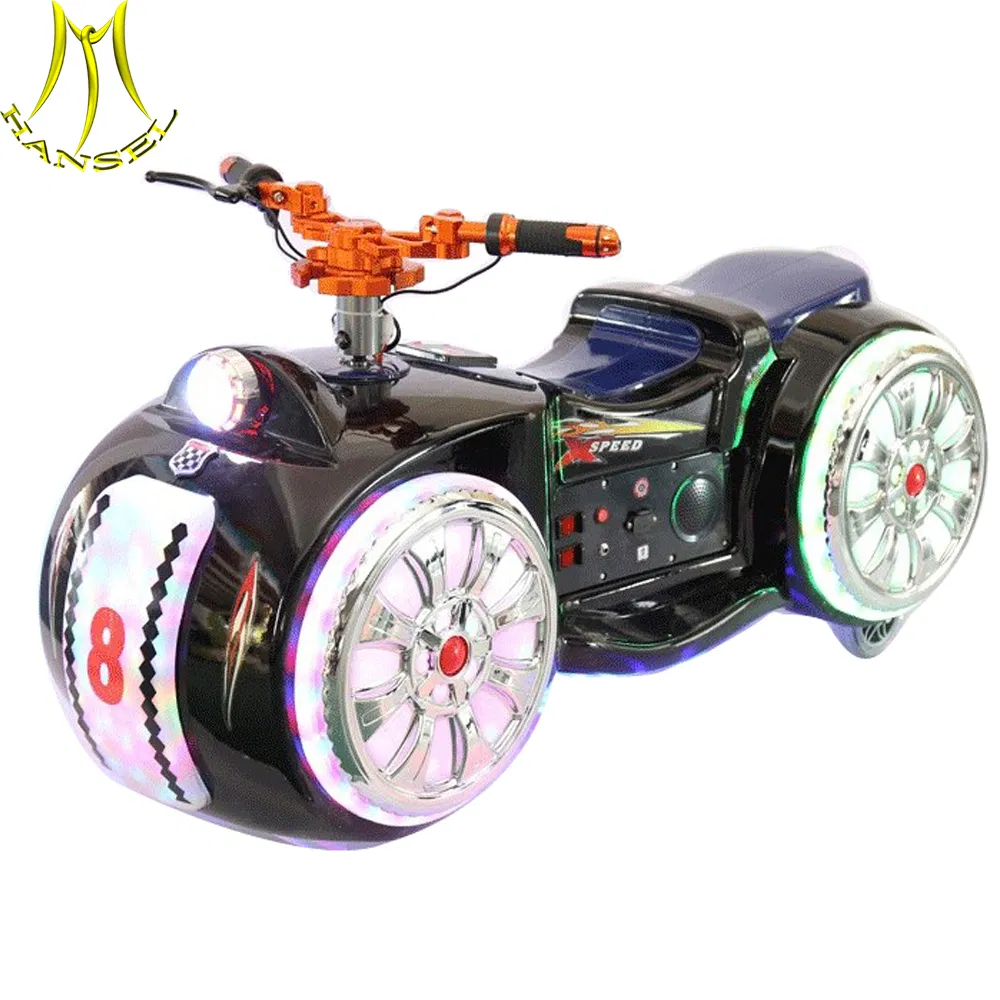 Hansel Shopping Mall Kids Battery Operated 12V Amusement Ride on Motor Bike