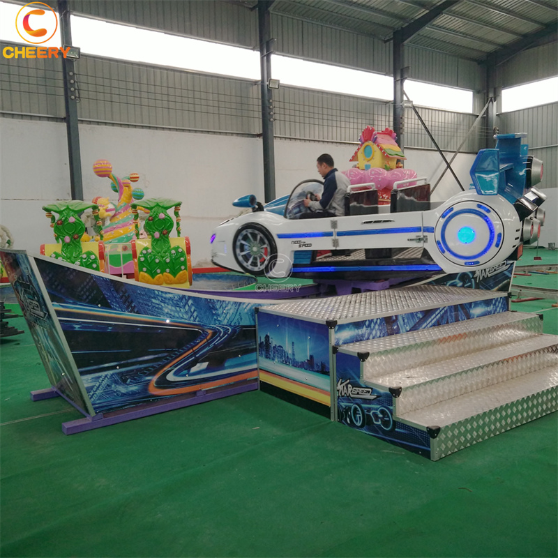 Cheap Amusement Park Equipment Rides Kids Drift Car Speed Mini Flying Car