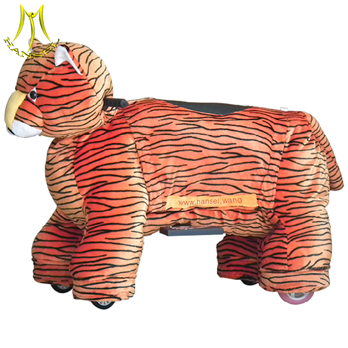 Hansel Coin Operated Plush Kids Electric Animal Scooters Ride