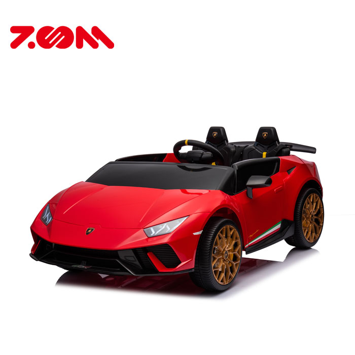2023 High-Quality Licensed Lamborghini 2 Seater with 2 Children Ride on Car