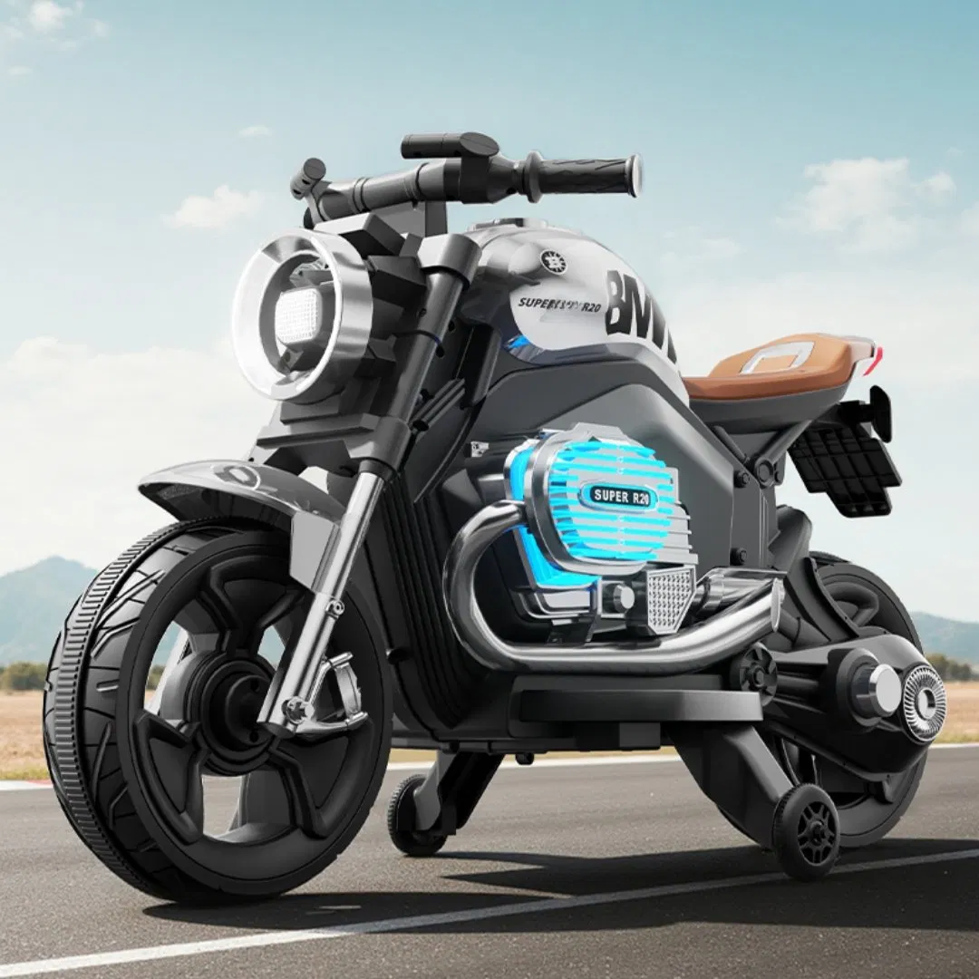 Children's Electric Motorcycle Tricycle, Baby Electric Car, Toy Car That Kids Can Ride in and Recharge