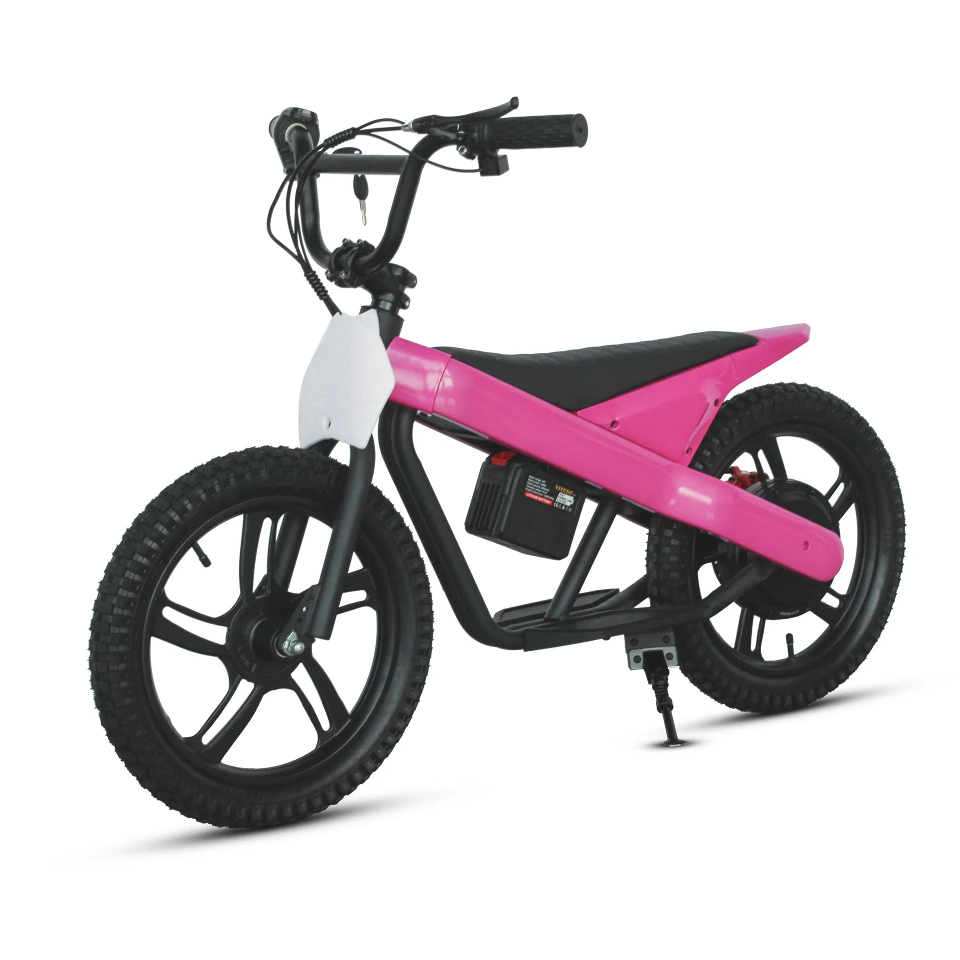 New Electric Kids Bike 24V Removable Lithium Battery 16 Inch Fat Tire Children's Electric Scooter