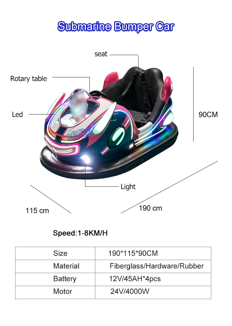 Kid Rotating Drift Ride