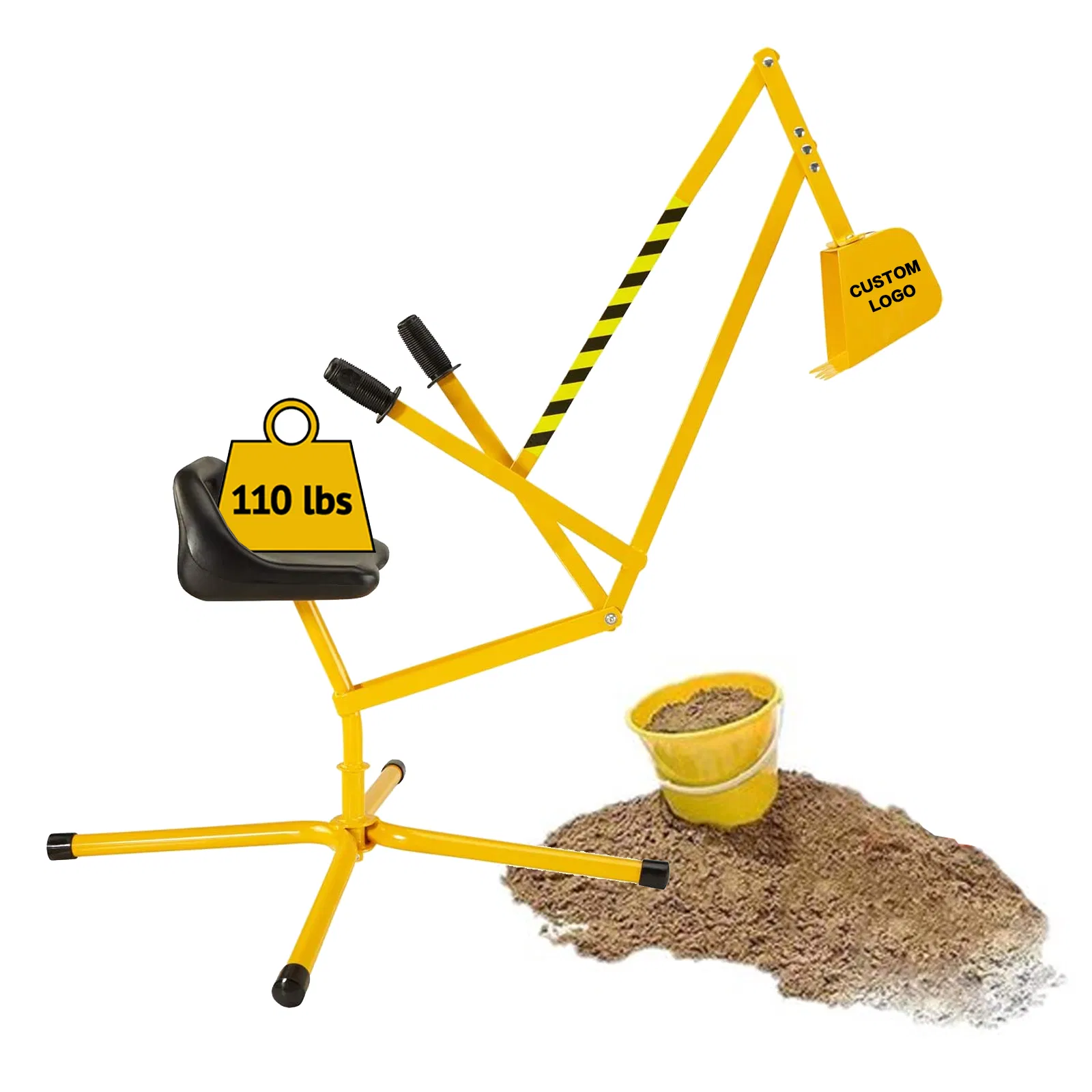 Ke-01 Kid Ride-on Sand Digger Toy for Breach Sand Outdoor Construction