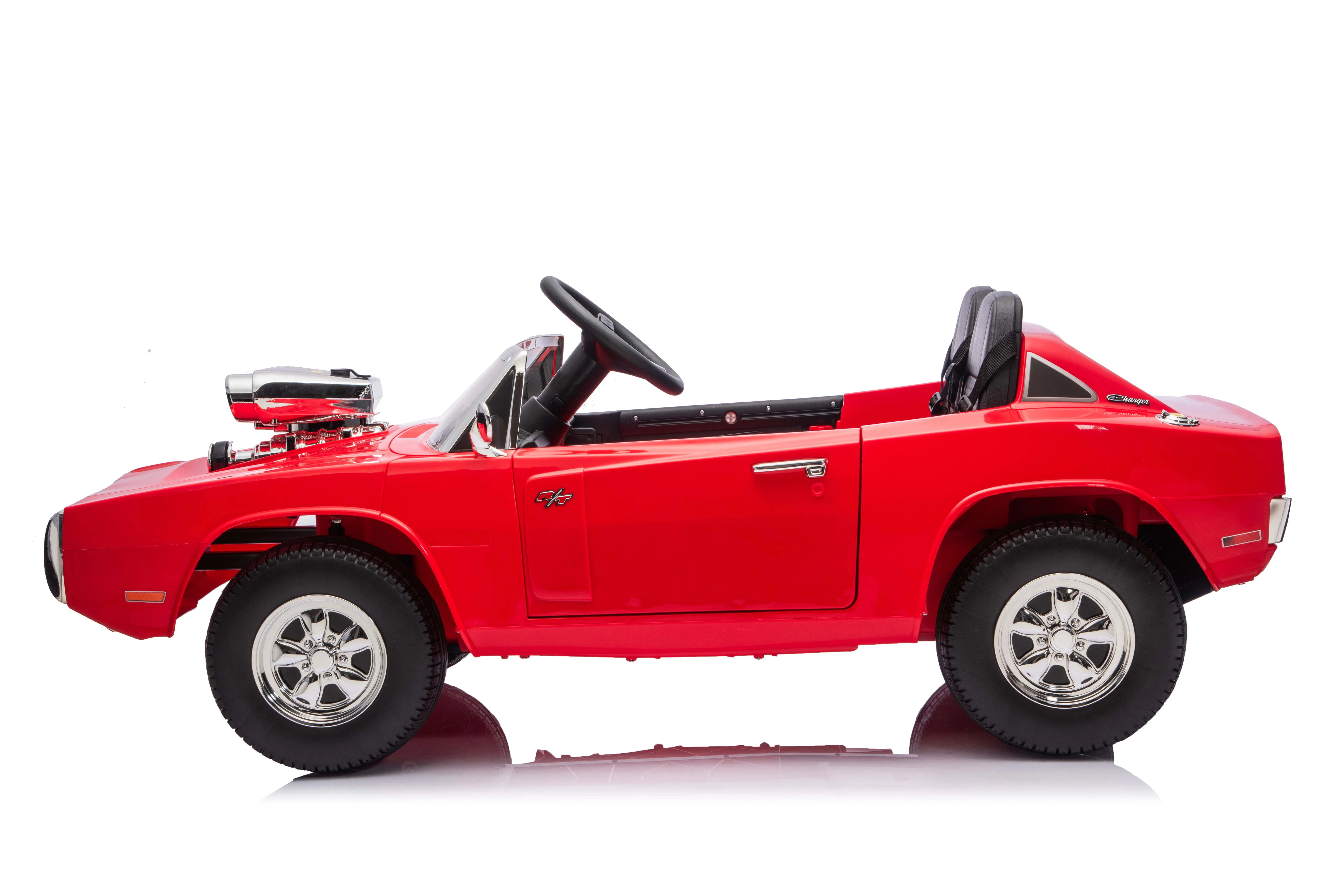 Licensed Classic Muscle Car for Kids with Dual Drive Capability