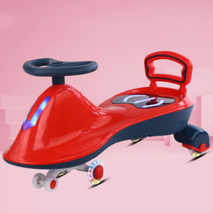 Children Toys Kids Baby Slide Car New Model Colorful Cheap Swing Car Ride on Toys with Push Bar