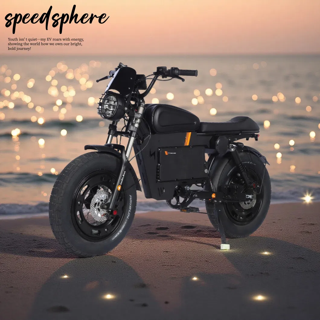 Electric Motorcycle Front View