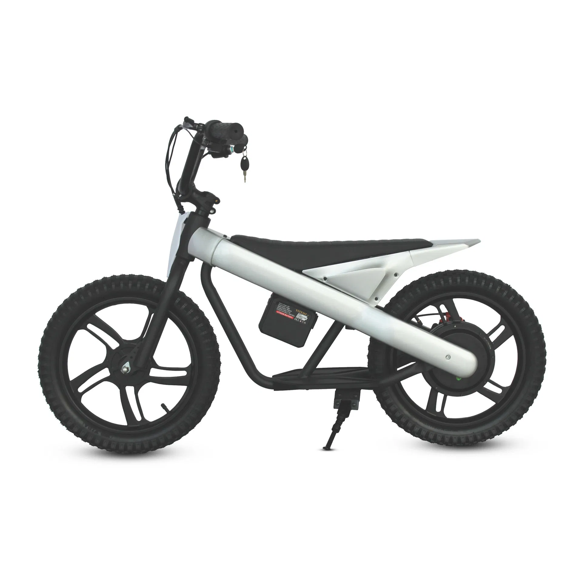 New Electric Kids Bike 24V Removable Lithium Battery 16 Inch Fat Tire Children's Electric Scooter