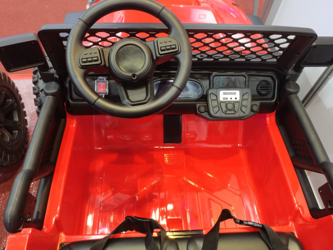 2 Seater Ride on Toy Car for Kids, 24V 4WD Ride-on Truck Kids Electric Car with Remote Control, 4X200W Motors