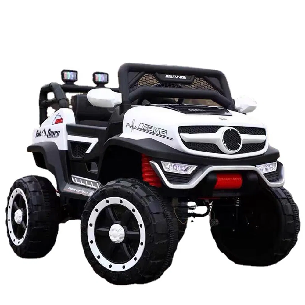Scale-Model Realistic Children's Electric Ride-on Four-Wheel off-Road Vehicle with Remote Control and Rocking Function Toy