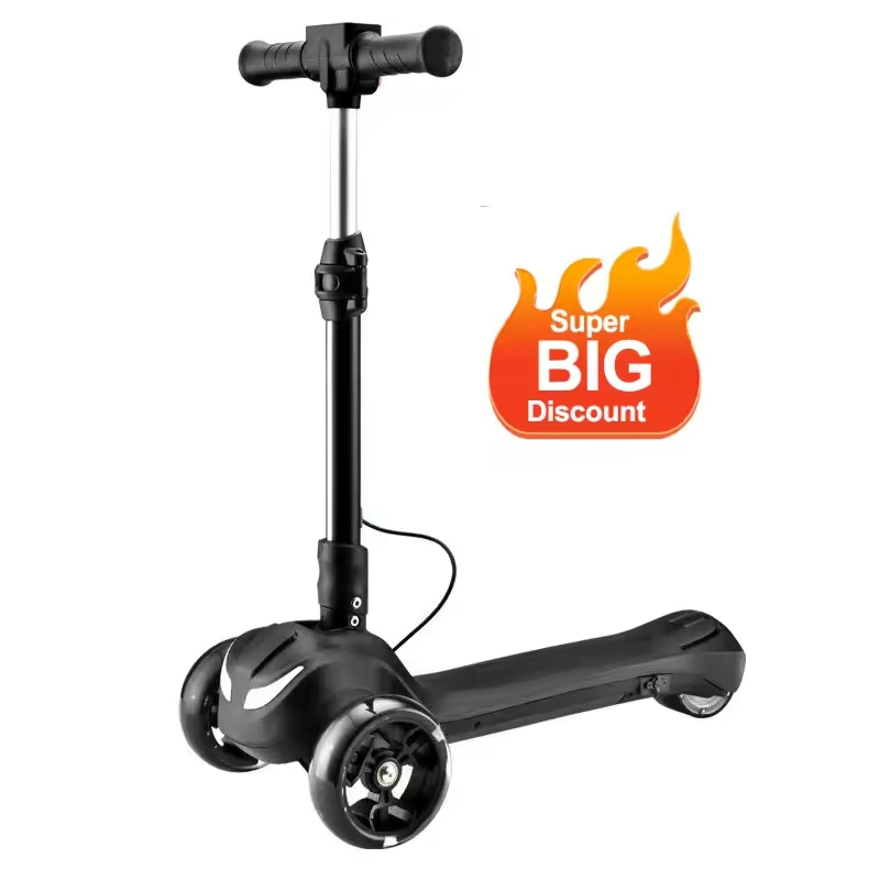 Three Wheel Kick Scooter for Child Foldable Kids Electric Scooter