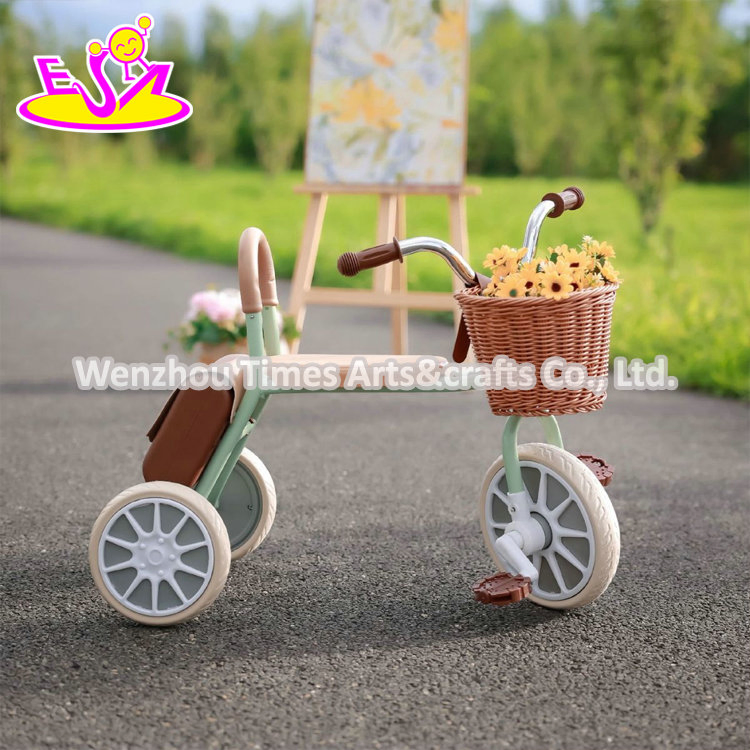 Wholesale Balance Foot Pedal Ride on Toy Mini Kids Tricycle with Basket P16e067