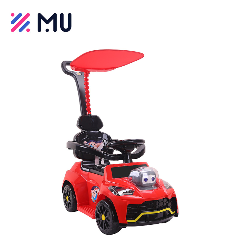 Hot Selling Kids Push Toy Plastic Music Steering Wheels Ride on Car for Boys Girls