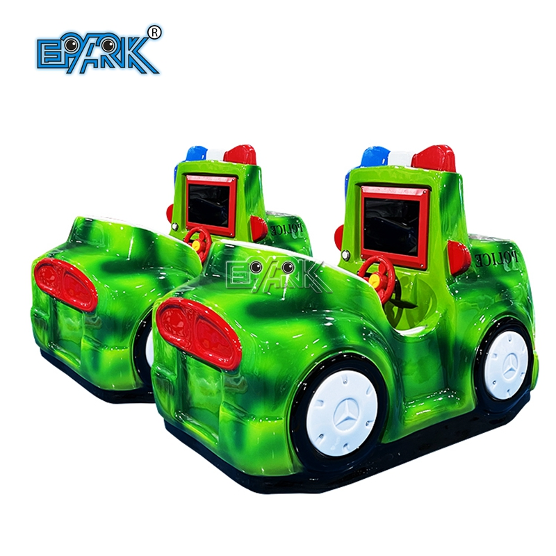 Camouflage Luxury Police Car MP5 Kids Ride Toys for Amusement Park Swing Car Game Machine