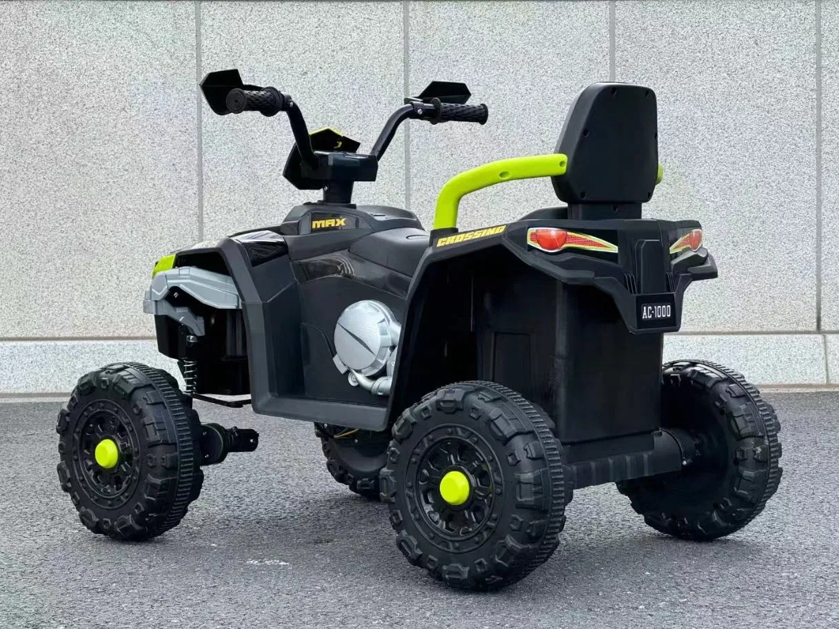 Children's Electric Motorcycle Four-Wheel Toy, Ride-on, Remote Control off-Road Car, Dual-Drive, Rechargeable, New Large Beach Car