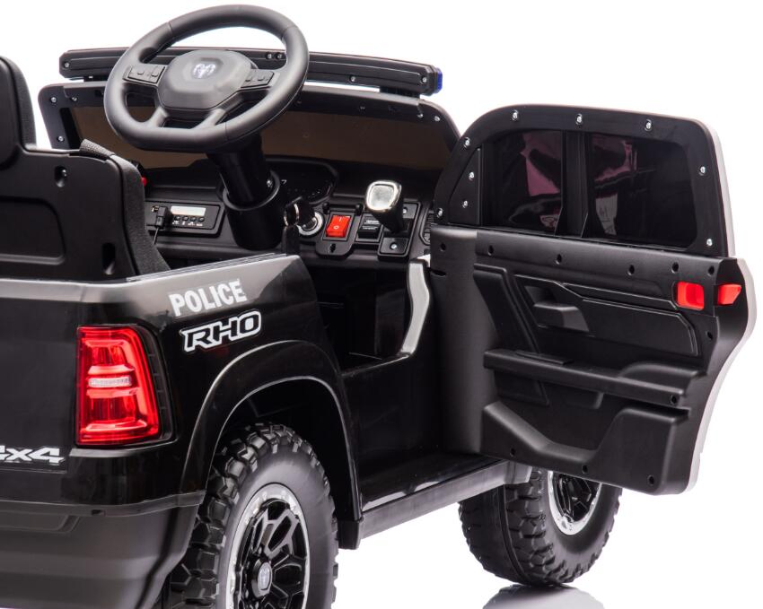 Licensed RAM 1500 Rho Police Super Truck Ride on Car for Kids