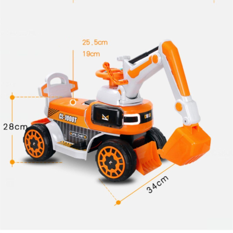 New Arrival 6V Battery Powered Children Ride on Excavator Toys for Kids