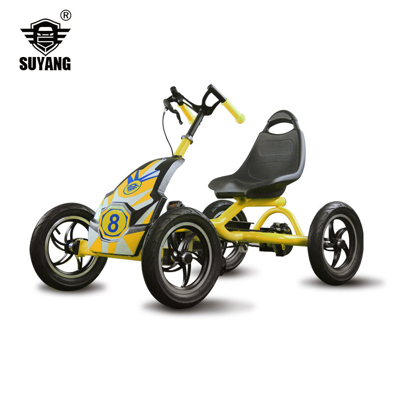 Suyang Kids Ride-on Toys Car Cheap Inflatable Air Wheel Pedal Go Karts for Sale