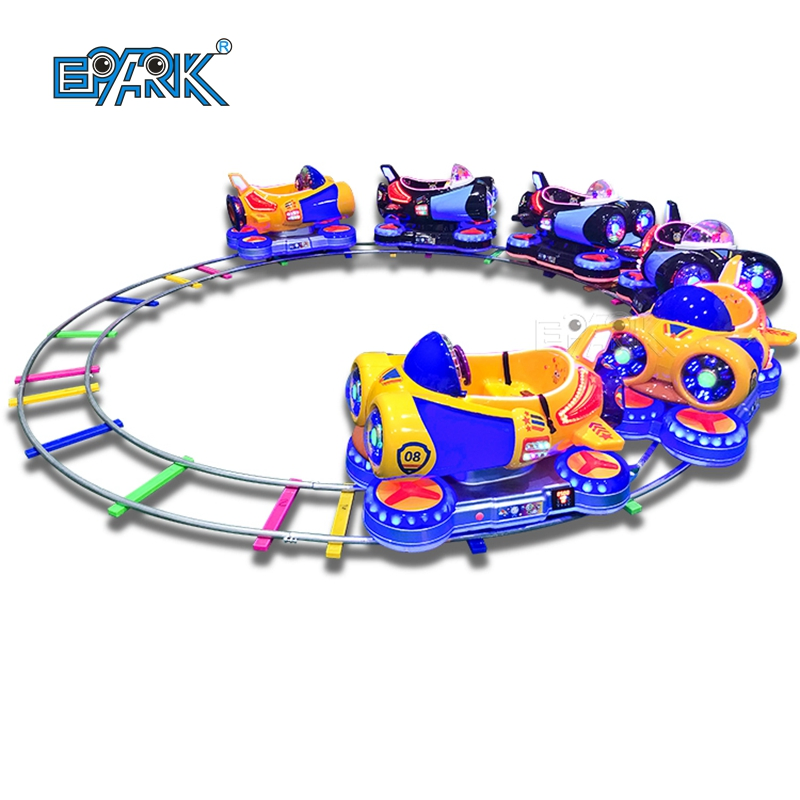 Six Seats 6 Players Electric Train Children Amusement Park Ride Equipment Track Train