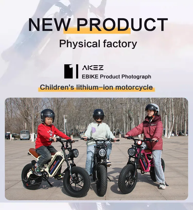 Kids Electric Bike View 1