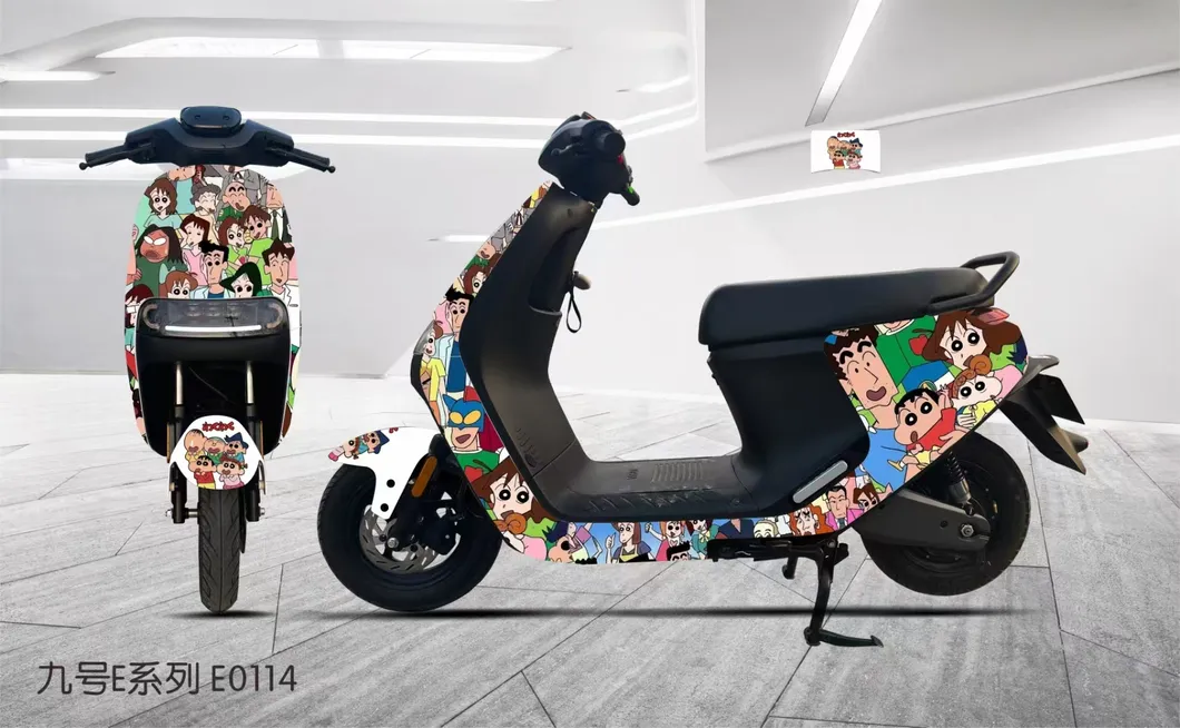 Electric Motorcycle Rear View